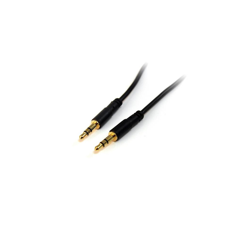 StarTech.com 15 ft Slim 3.5mm Stereo Audio Cable - M/M