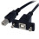 StarTech.com STARTECH USB-Kabel Panel-Montage B Weiblich zu B Männlich - 91 cm 1