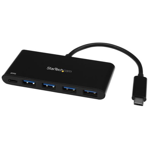 StarTech.com Hub USB 3.0 - STARTECH - Compact - 4 Ports USB-A - Power Delivery - USB-C intégré