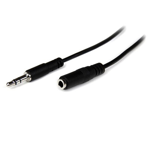 StarTech.com StarTech.com 2m Slim 3.5mm Stereo Extension Audio Cable - M/F