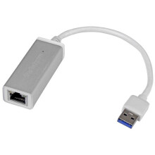 Netwerkadapter - STARTECH - USB 3.0 naar RJ45 - Zilver - Gigabit Ethernet - Met kabel
