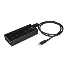 Concentrateur USB-C - STARTECH - 7 ports - USB 3.0 - Métal - Charge rapide