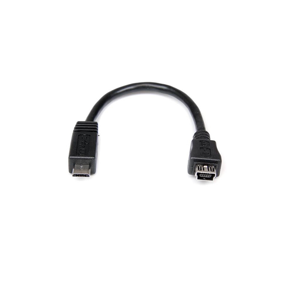 Startech.com 6In Micro Usb To Mini Usb Adapter Cable M/F