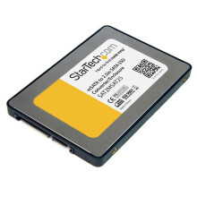 2,5" SATA - Mini SATA SSD -muunninkotelo - STARTECH - SAT2MSAT25 - hopea