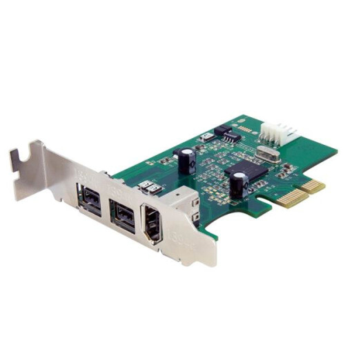 StarTech.com Scheda Adattatore PCI Express a 3 Porte FireWire - STARTECH - Compatto - 800 e 400