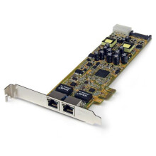PCI Express Netwerkkaart - STARTECH - 2 Gigabit Ethernet RJ45 poorten - POE/PSE