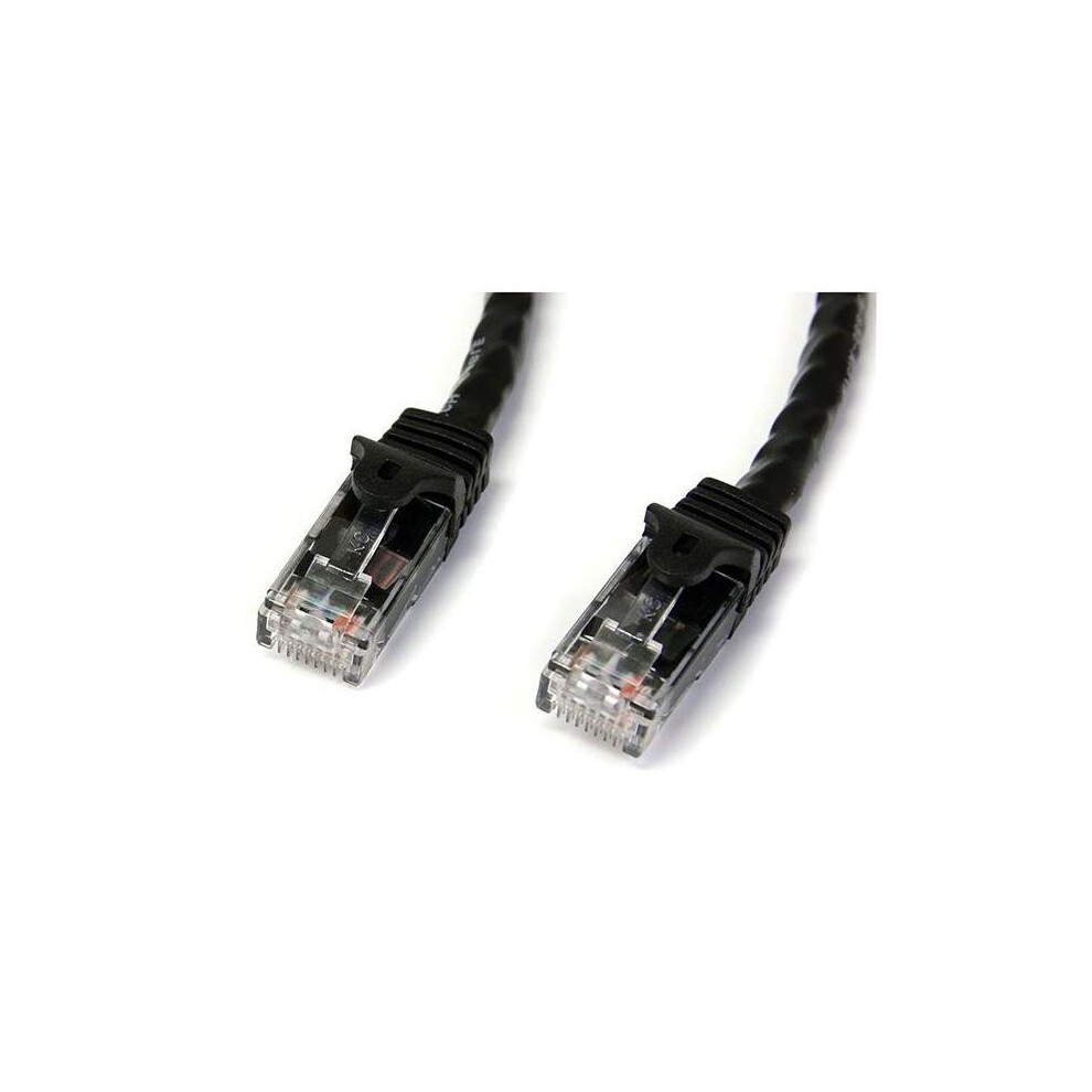 Startech.com Cat6 Patch Cable With Snagless Rj45 Connectors Â 75 Ft, Black