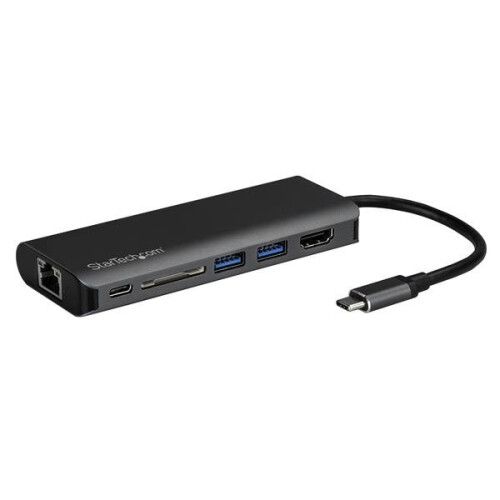 StarTech.com Adaptador multiport USB-C - STARTECH.COM - Leitor SD - HDMI 4K - Power Delivery - 2x USB 3.0