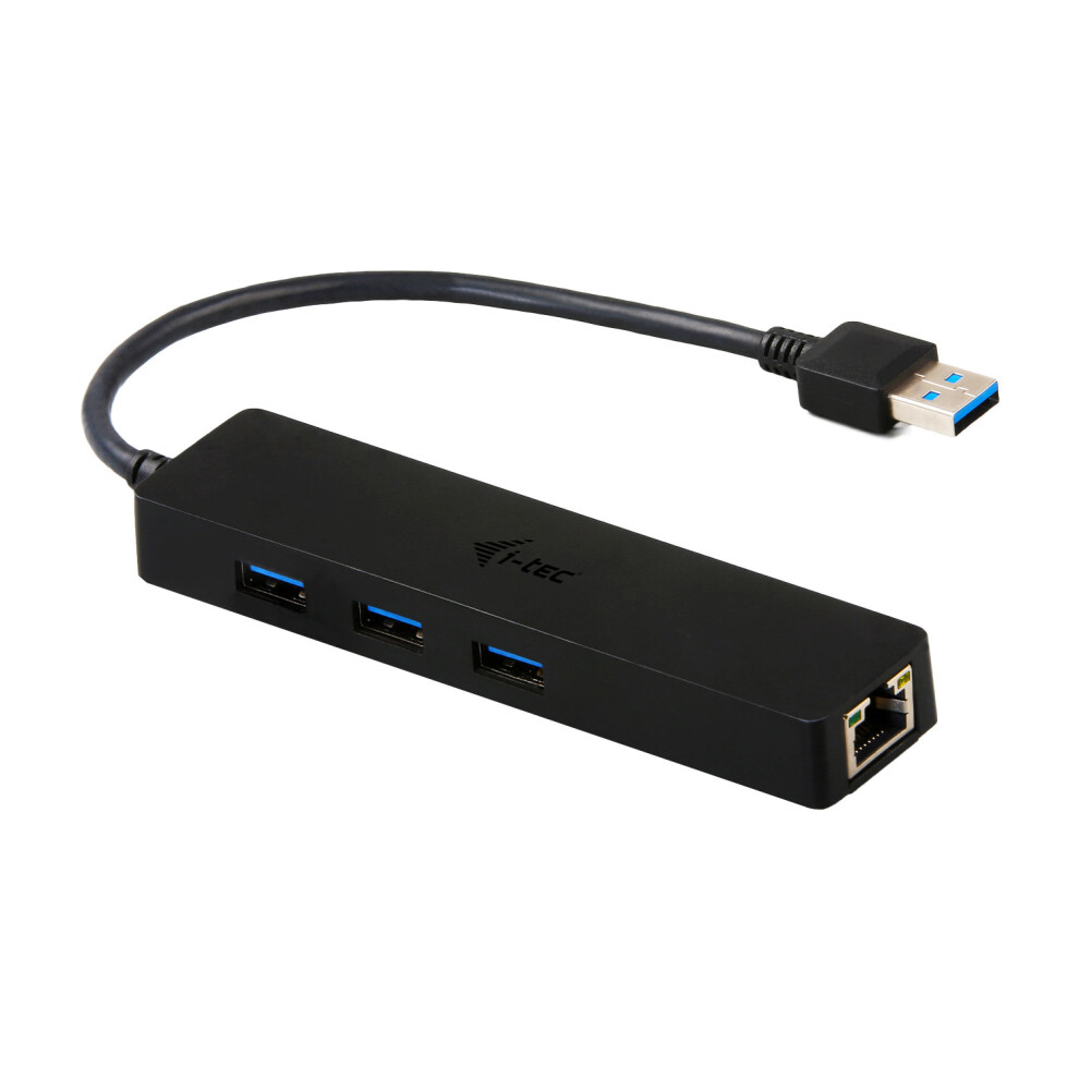I-Tec Usb 3.0 Slim Hub 3 Port + Gigabit Ethernet Adapter 8595611701146