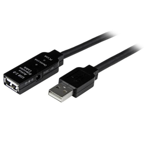 StarTech.com USB Herhalingskabel 15 m - STARTECH.COM - Actieve USB Verlengkabel - Zwart