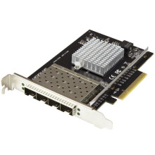 Carte réseau PCI Express - STARTECH - XL710 - 4 ports SFP+ - 10 Gigabit Ethernet - Adaptateur serveur