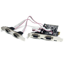 Carte PCI Express 4 Ports DB-9 RS232 - StarTech.com - PEX4S553 - UART 16550