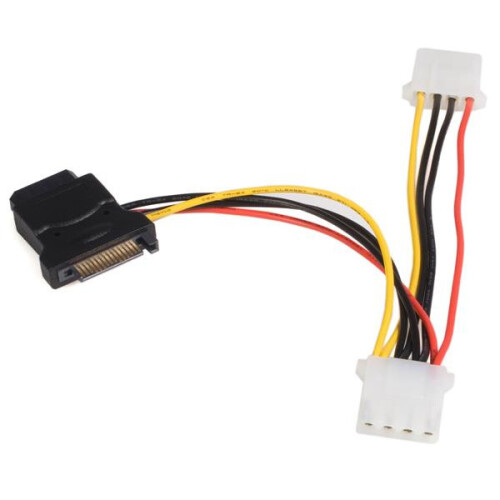 StarTech.com StarTech.com SATA to LP4 Power Cable Adapter with 2 Additional LP4