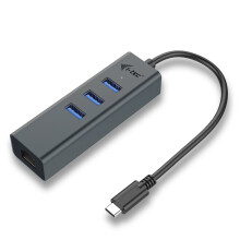 i-tec Metal USB-C 3-Port HUB with Gigabit Ethernet Adapter