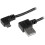 StarTech.com STARTECH.COM Cable USB A a Micro B con Conectores en Ángulo Recto - Cable Micro USB - M/M - 1m - Negro 1