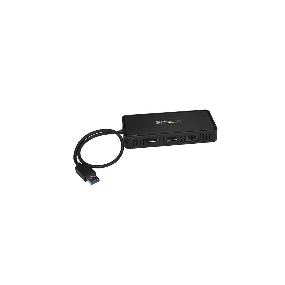 Startech.com Usb To Dual Displayport Mini Docking Station - Dual 4K 60Hz - Gbe - Usb 3.0