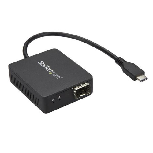 StarTech.com StarTech.com USB-C to Fiber Optic Converter - Open SFP
