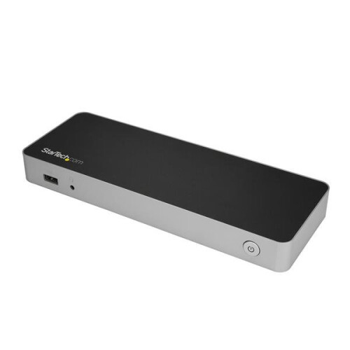 StarTech.com StarTech.com USB-C-Dockingstation für Laptops mit Dual-4K-Display, Power Delivery 60W und SD-Kartenleser (DK30CHDPPD)