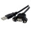 StarTech.com StarTech.com 2 ft Panel Mount USB Cable A to A - F/M 1