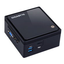 Gigabyte GB-BACE-3160 1.6GHz J3160 0.69L Sized PC Schwarz PC/Workstation Barebone