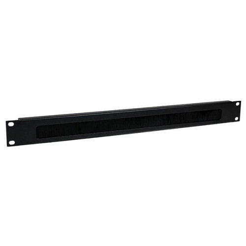StarTech.com Panneau de Gestion de Câbles - STARTECH.COM - CMBRUSH1U - Acier avec Brosse - 1U - Noir