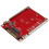 StarTech.com StarTech.com M.2 Drive naar U.2 (SFF-8639) Host Adapter voor M.2 PCIe NVMe SSDs M.2 interface-adapter M.2 Kaart U.2 rood 1