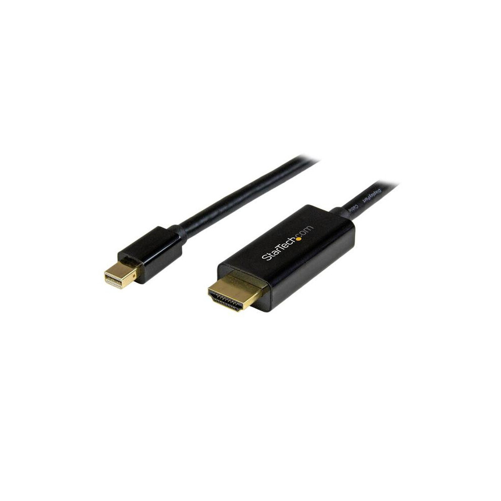 StarTech.com Mini DisplayPort to HDMI Adapter Cable - 3 m (10 ft.) - 4K 30Hz