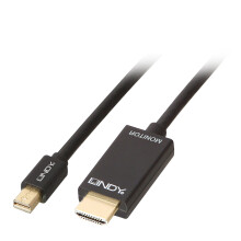 Lindy 36928 Mini Diplayport HDMI Black cable interface/gender adapter