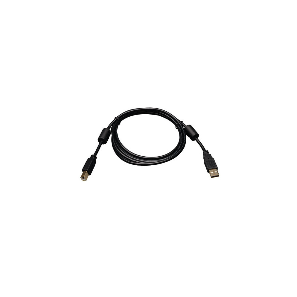 Tripp Lite Usb 2.0 Hi-Speed A/B Cable With Ferrite Chokes (M/M), 3-Ft. Gold 037332174253