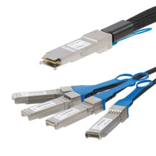 StarTech.com QSFP+ Breakout Cable - QSFP+ to 4x SFP+ - 1 m (3.3 ft)