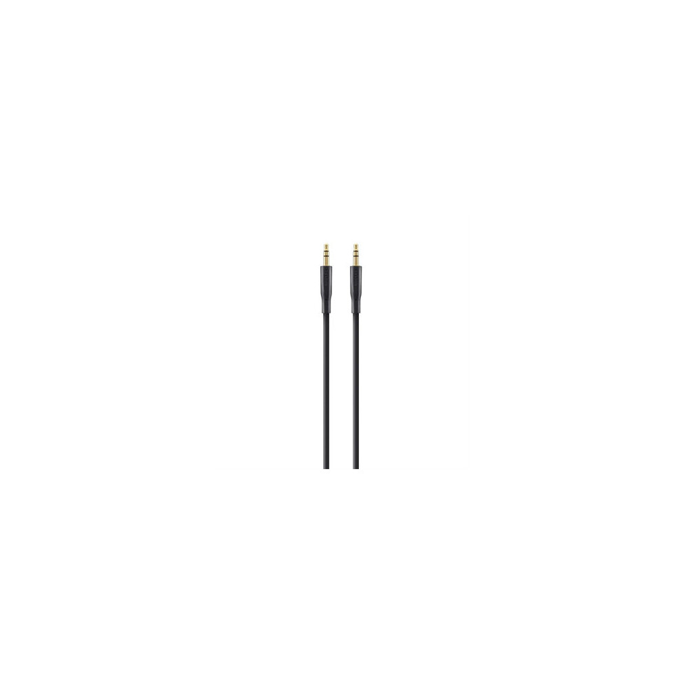 Belkin F3Y117BT1M 1m 3.5mm 3.5mm Black audio cable