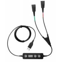 Jabra Link 265 USB2.0 2x QD Black audio cable