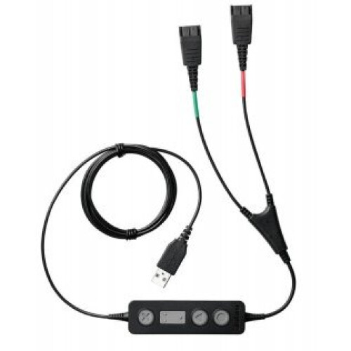 Jabra Jabra Link 265 USB2.0 2x QD Black audio cable