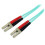 StarTech.com StarTech.com Fiber Optic Cable - 10 Gb Aqua - Multimode Duplex 50/125 - LSZH - LC/LC - 5 m 1