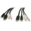 StarTech.com StarTech.com 6ft 4-in-1 USB DisplayPort KVM Switch Cable w/ Audio & Microphone 1