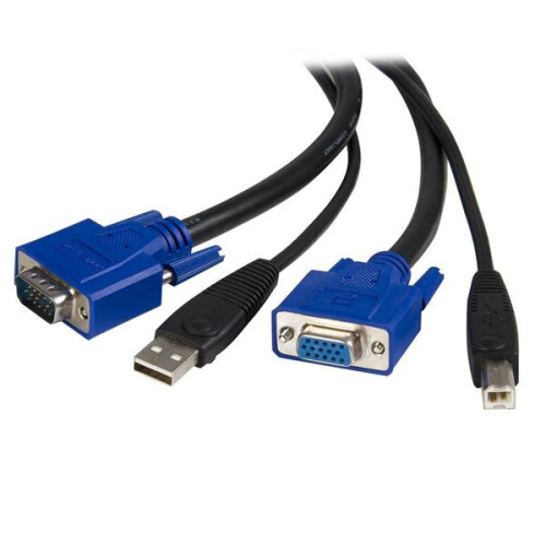 StarTech.com StarTech.com 15 ft 2-in-1 Universal USB KVM Cable