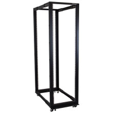 StarTech.com 42U Adjustable Depth Open Frame 4 Post Server Rack Cabinet - Flat Pack w/ Casters, Levelers and Cable Management Hooks