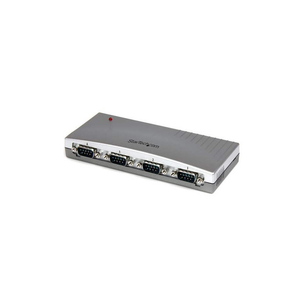 Startech.com 4 Port Usb To Rs232 Serial Db9 Adapter Hub