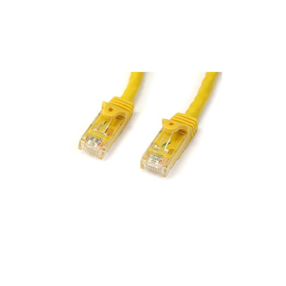 StarTech.com 1m Yellow Gigabit Snagless RJ45 UTP Cat6 Patch Cable - 1 m Patch Cord