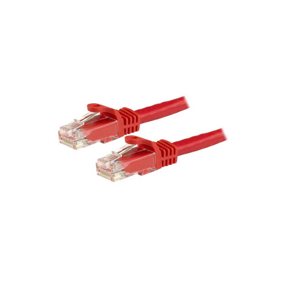 Startech.com Cat6 Patch Cable With Snagless Rj45 Connectors - 15M, Red