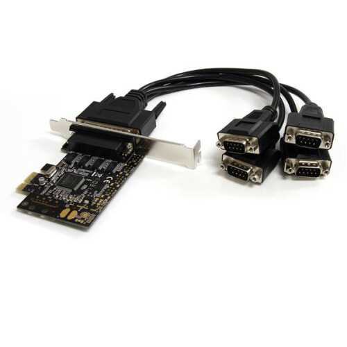 StarTech.com StarTech.com 4 Port RS232 PCI Express Serial Card w/ Breakout Cable