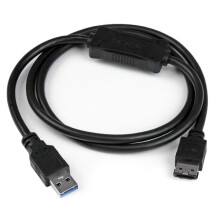 StarTech.com USB 3.0 to eSATA HDD / SSD / ODD Adapter Cable - 3ft eSATA Hard Drive to USB 3.0 Adapter Cable - SATA 6 Gbps