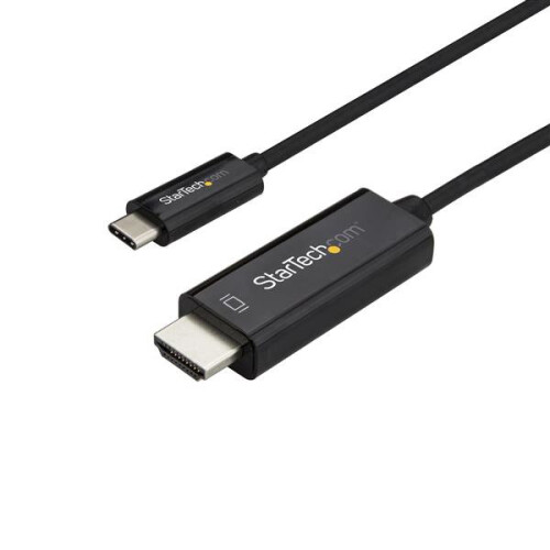 StarTech.com USB-C - HDMI-adapterikaapeli - StarTech.com - 2 m - 4K 60 Hz - Musta - Uros/Uros