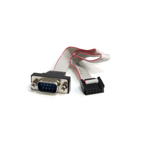 StarTech.com StarTech.com 16in 9 Pin Serial Male to 10 Pin Motherboard Header Panel Mount Cable