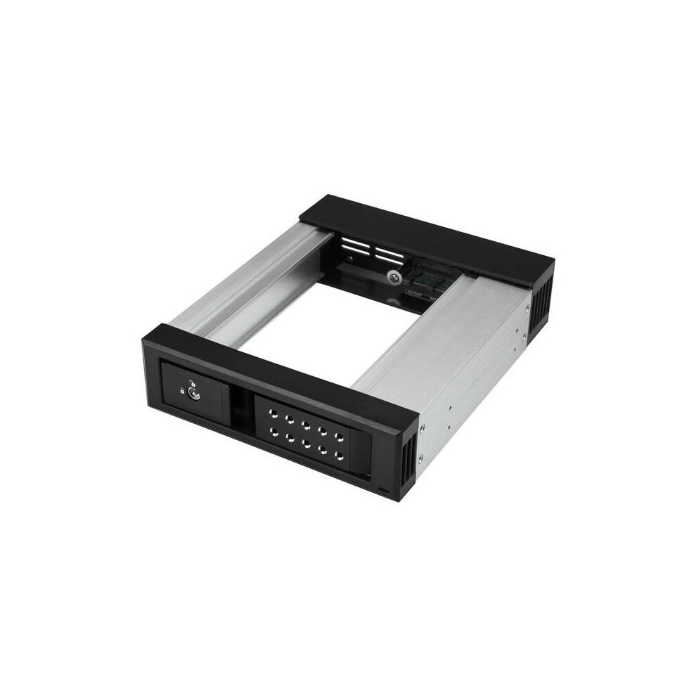 Startech.com 5.25 To 3.5 Hard Drive Hot Swap Bay - For 3.5 Sata/Sas Drives - Trayless - Aluminum