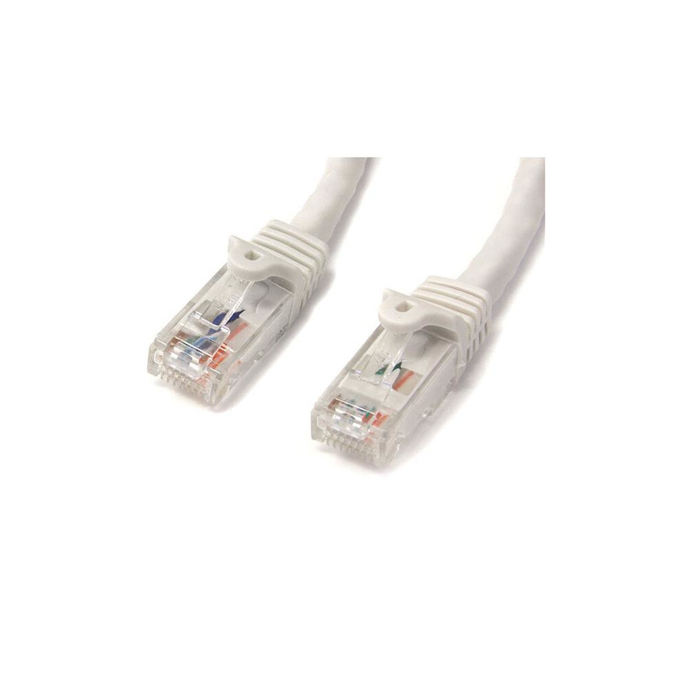 StarTech.com Cat6 patch cable with snagless RJ45 connectors â 75 ft, white