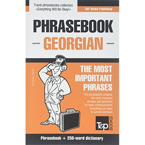 English-Georgian phrasebook and 250-word mini dictionary