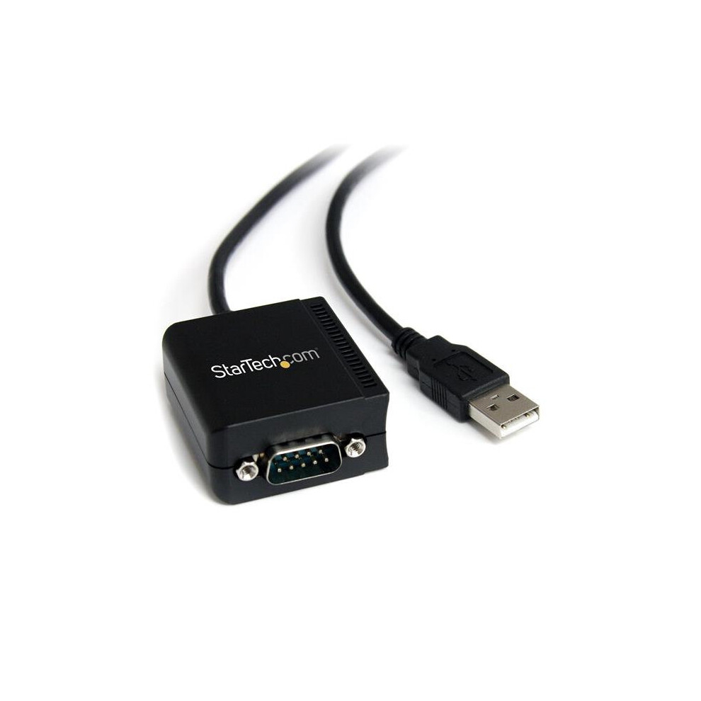 StarTech.com 1 Port FTDI USB to Serial RS232 Adapter Cable with Optical Isolation