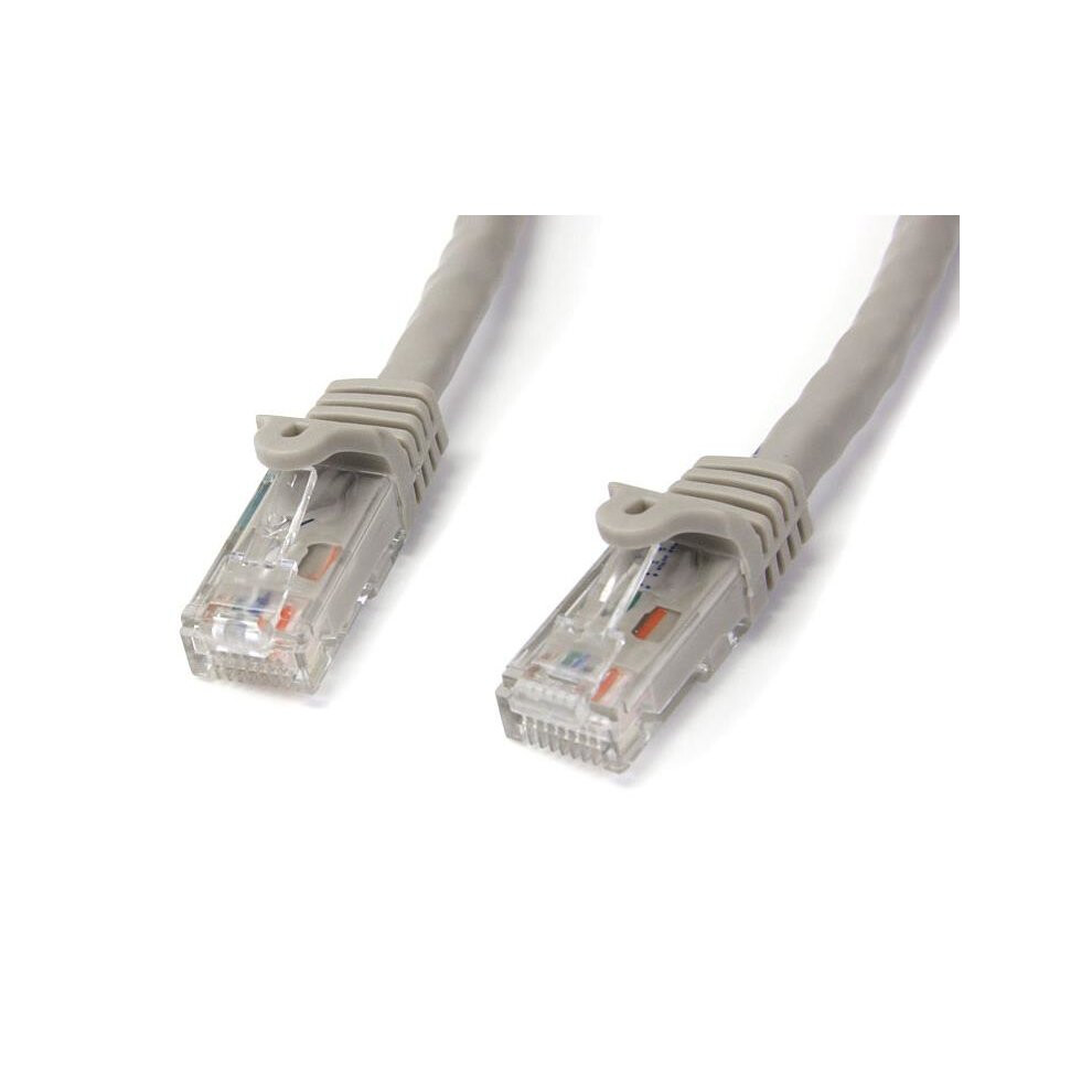StarTech.com 15m Gray Gigabit Snagless RJ45 UTP Cat6 Patch Cable - 15 m Patch Cord