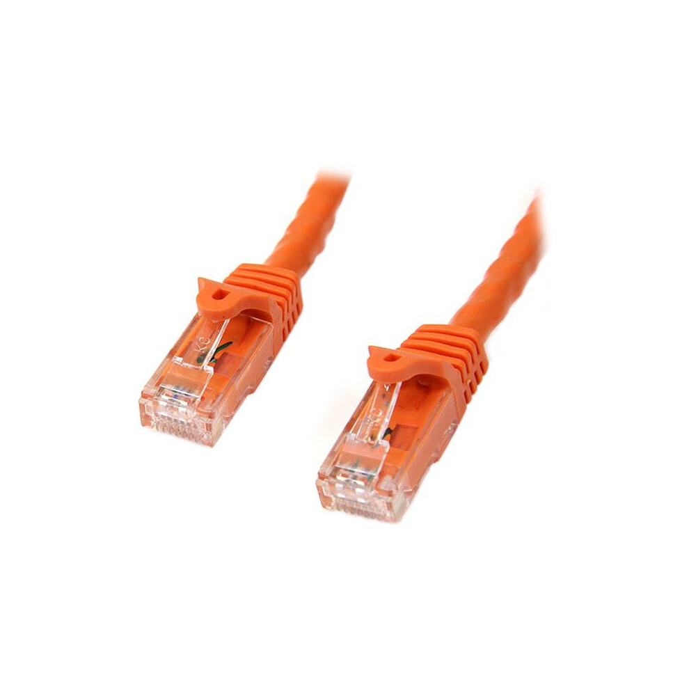 StarTech.com Cat6 Patch Cable with Snagless RJ45 Connectors - 7 m, Orange